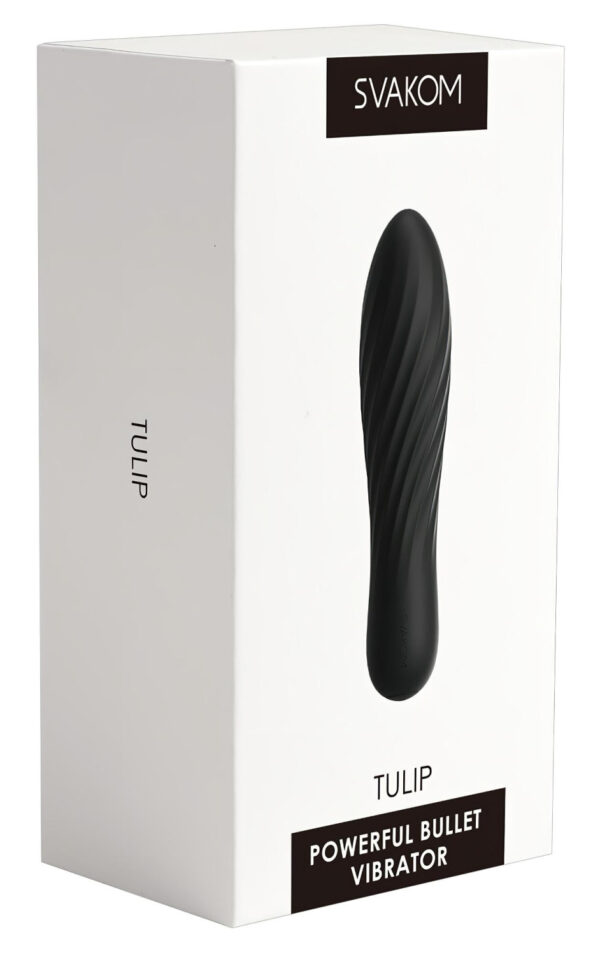 Svakom Tulip - akumulátorový mini vibrátor (černý)