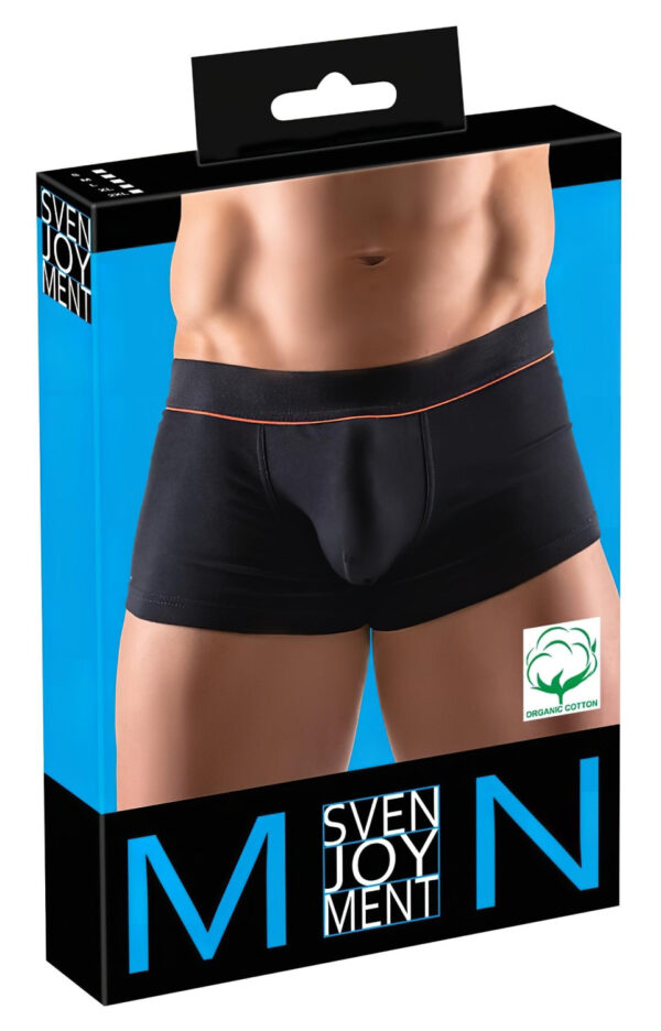 Svenjoyment - Ekologické Bavlněné Komfortní Boxerky (černé) - 2XL