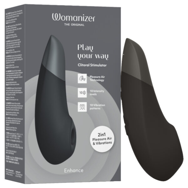 Womanizer Enhance - vzduchový stimulátor klitorisu (černý)