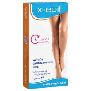 X-Epil - Sada na voskování s válečkem - žlutá