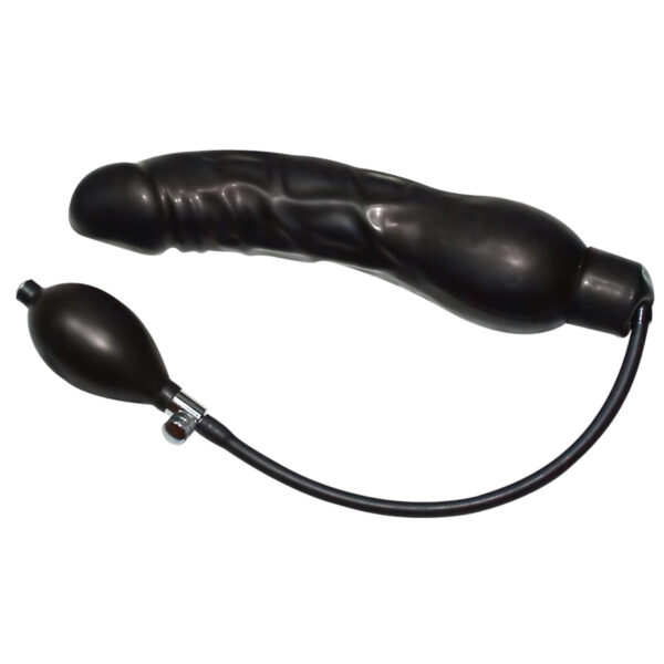 You2Toys - Latexový nafukovací anální dilatátor - černý (velký)