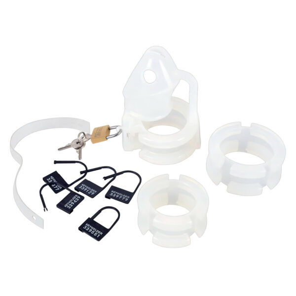 You2Toys - Penis Cage - silikonová klec na penis (bílá)
