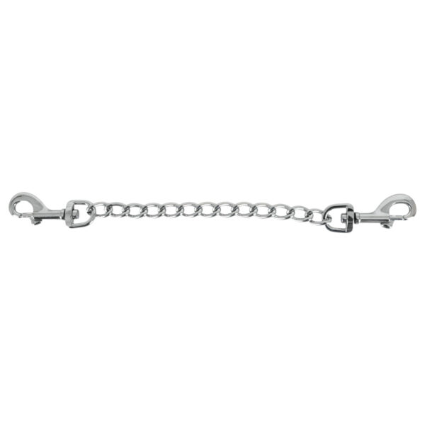 ZADO - dvojitá kovová karabina s řetězem (15cm)