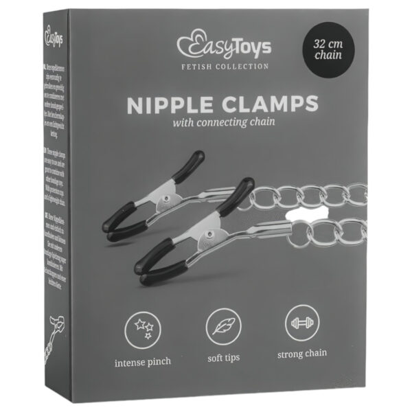 EasyToys - Řetízkové svorce na bradavky (1 pár)