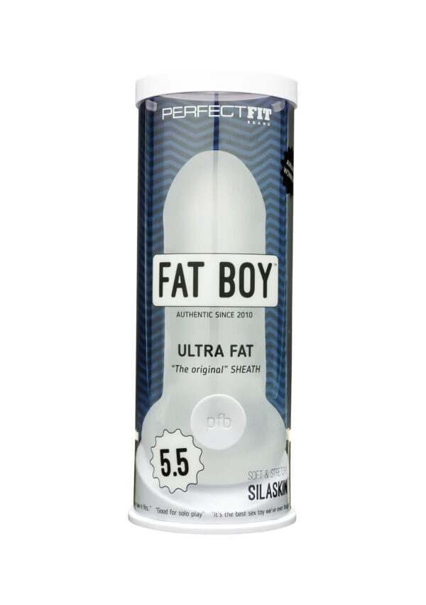 Fat Boy Original Ultra Fat - návlek na penis (15 cm) - bílý
