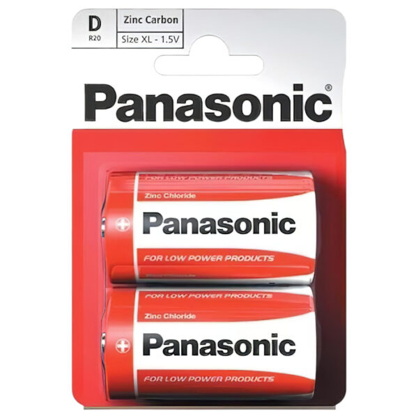 Odolné dětské baterie R14 C - 2 ks (Panasonic)