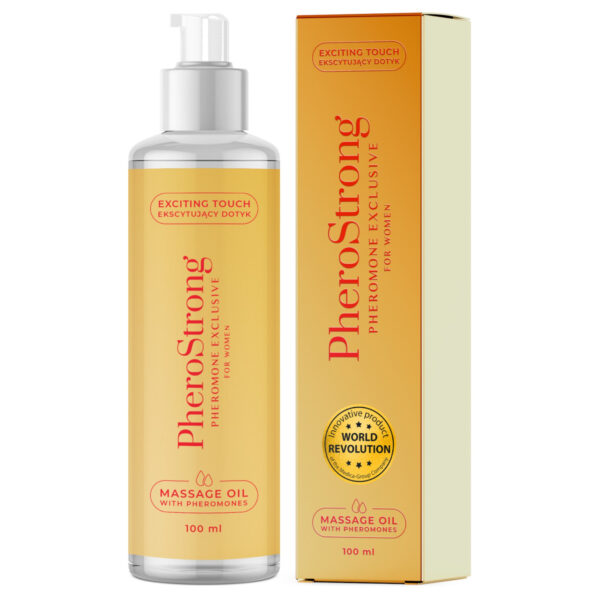 PheroStrong Exclusive - masážní olej pro ženy (100 ml)