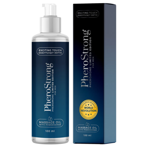 PheroStrong Limitovaná Edice - masážní olej pro muže (100ml)
