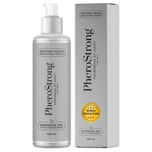 PheroStrong by Night - masážní olej pro muže (100ml)