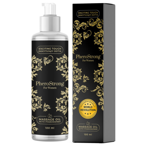 PheroStrong masážní olej pro ženy (100 ml)