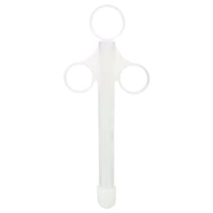 Dávkovač lubrikantu ve formě injekční stříkačky (bílý)