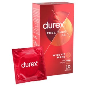 Durex Feel Thin XL - realistický pocit kondom (10 ks)