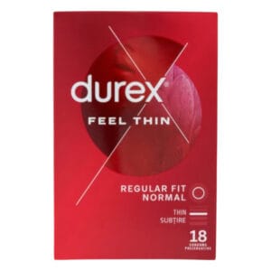 Durex Feel Thin - přirozený pocit kondom (18 ks)