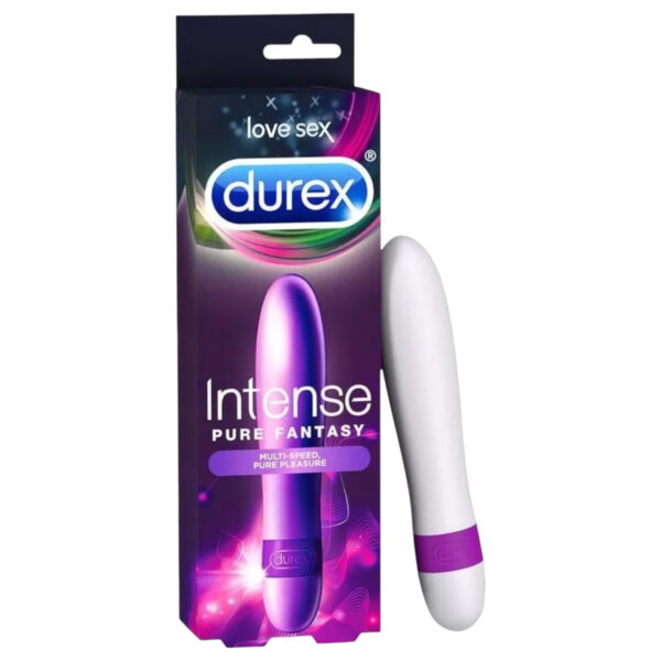 Durex Intense Pure Fantasy - vibrační tyčinka (bílá)