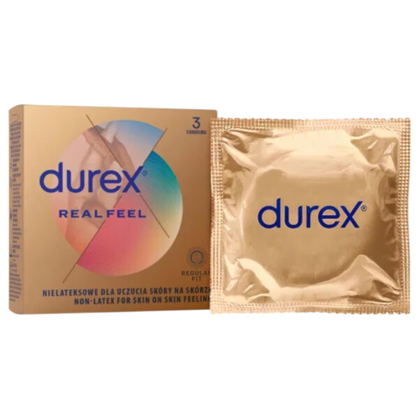 Durex Real Feel – latexový kondom bez latexu (3 ks)