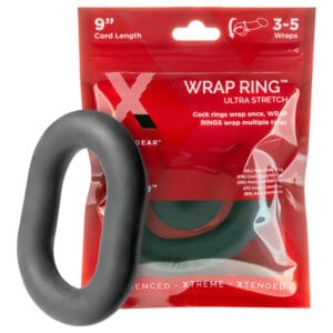 Perfect Fit Ultra Wrap 9 - silný kroužek na penis - černý (22 cm)