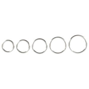 Bad Kitty - kovový set penisových kroužků (5 dílů)