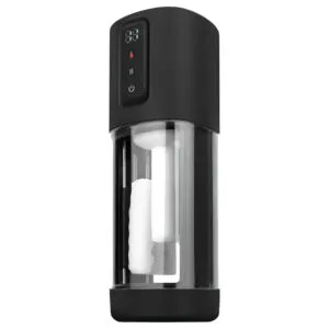 CRUIZR CX11 - hřejivý stahovací masturbátor (černý)