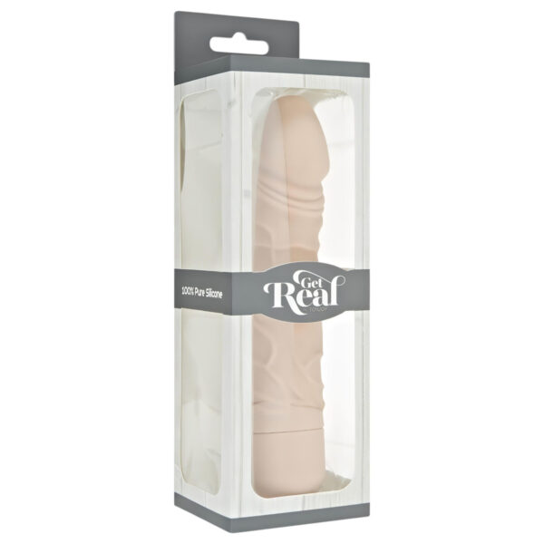 Classic Get Real - realistický silikonový vibrátor (přírodní)