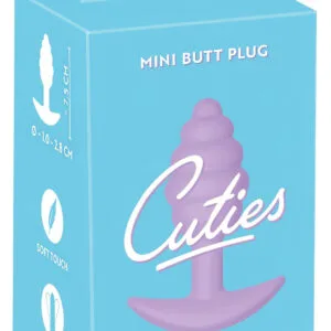 Cuties Mini Butt Plug - silikonový anální kolík - fialový (2