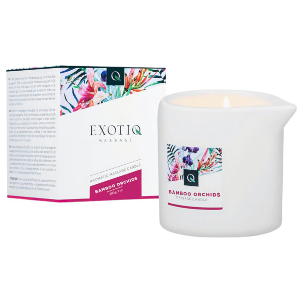Exotiq Bamboo Orchids - masážní svíčka (200g)