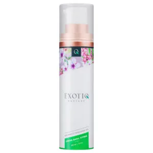 Exotiq - voňavý masážní olej - bazalka-citron (100ml)