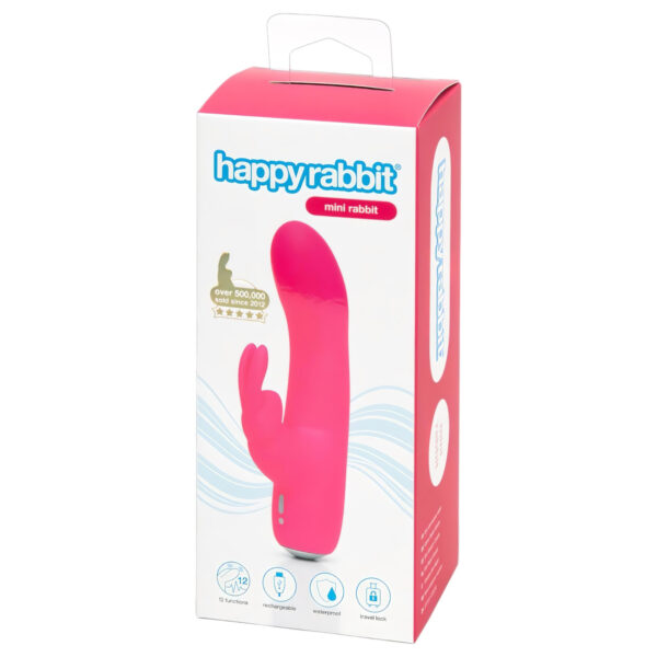 Happyrabbit Mini Rabbit - akumulátorový vibrátor (růžový)