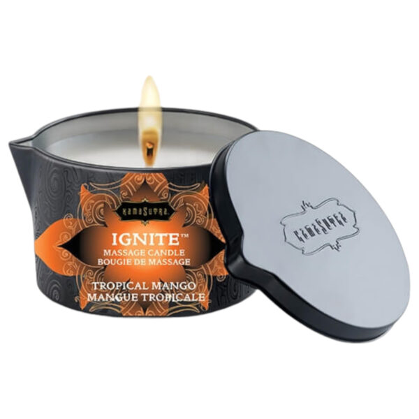 Kama Sutra - veganská masážní svíčka - sladké mango (170 g)