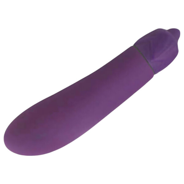 Lonely - fialový vibrátor ve tvaru lilku