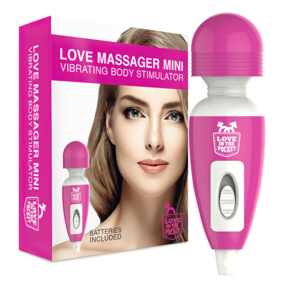 Love Wand - mini vibrační masážní strojek (růžový)