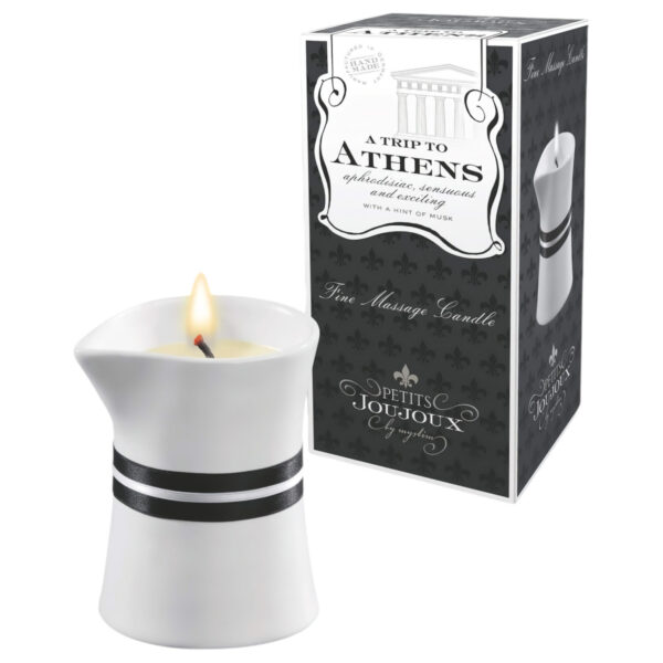 Petits Joujoux Athens - masážní svíčka - pižmový parfém (120ml)