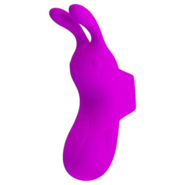 Pretty Love Bunny - králičí prstový vibrátor (fialový)