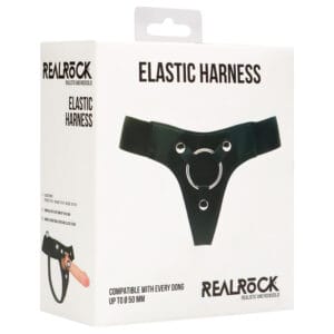 REALROCK Elastické - postroj pro připínací hračku (černá)