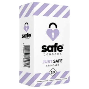 SAFE Just Safe - standardní kondom - vanilka (10ks)