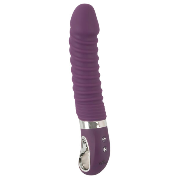 SMILE Soft - akumulátorový vyhřívací vibrátor (fialový)