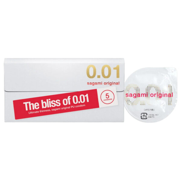 Sagami Original 0.01 - kondom - 55mm (5ks)