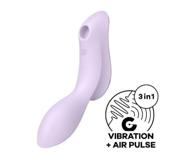 Satisfyer Curvy Trinity 2 - 2v1 pulzující vibrátor (fialový)