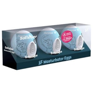 Satisfyer Egg Savage - sada vajíčkových masturbátorů (3 ks)