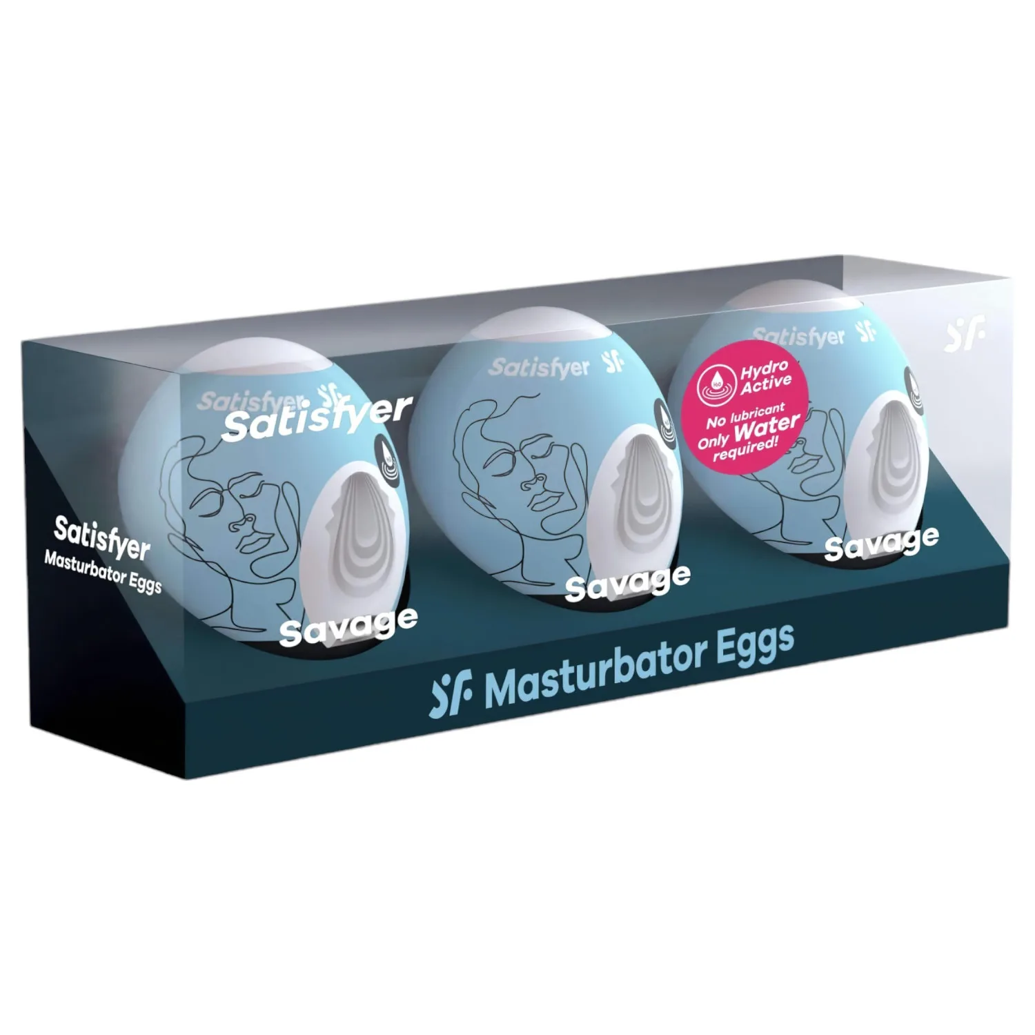Satisfyer Egg Savage - sada vajíčkových masturbátorů (3 ks)