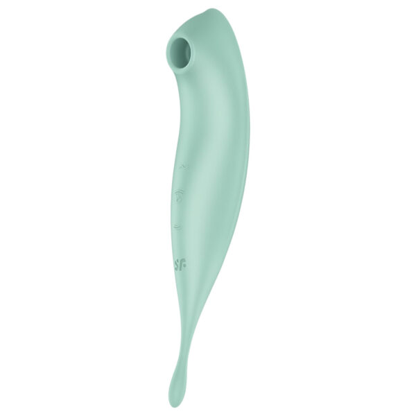 Satisfyer Twirling Pro - chytrý 2v1 klitorisový vibrátor (máta)