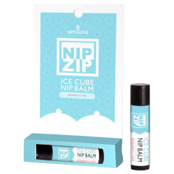 Sensuva Nip Clip - chladivý gel na bradavky - jahoda máta (4 g)