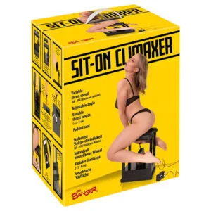 The Banger Sit-On-Climaxer - elektrický černý sexuální stroj