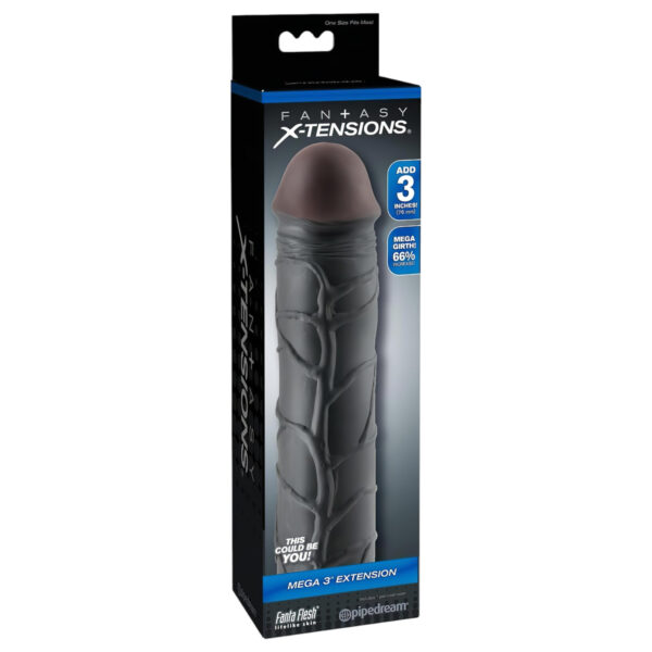 X-TENSION Mega 3 - realistický penisový návlek (22