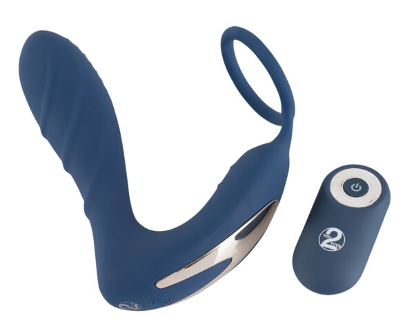 You2Toys Prostatický Kolík - anální vibrátor s erekčním kroužkem (modrý)