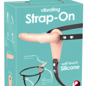 You2Toys - akumulátorový strap-on vibrátor (přírodní)
