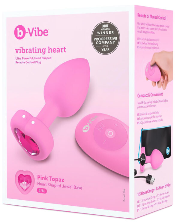 b-vibe heart - nabíjecí