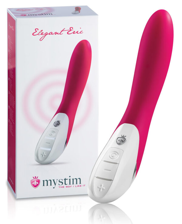 mystim Elegant Eric - růžový dvoumotorový vibrátor