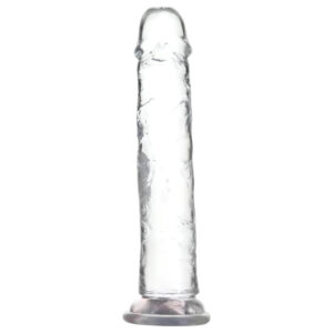 Addiction Crystal - přísavkový dildo (průhledný) - 20cm
