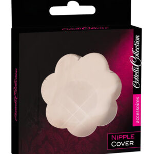 Cottelli Nipple Cover - květinová náplast na bradavky - přírodní (12 ks)