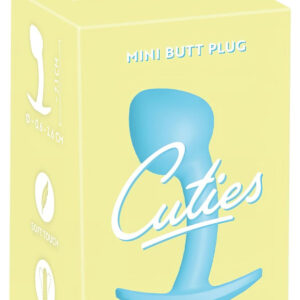 Cuties Mini Butt Plug - silikonová anální zátka - modrá (2